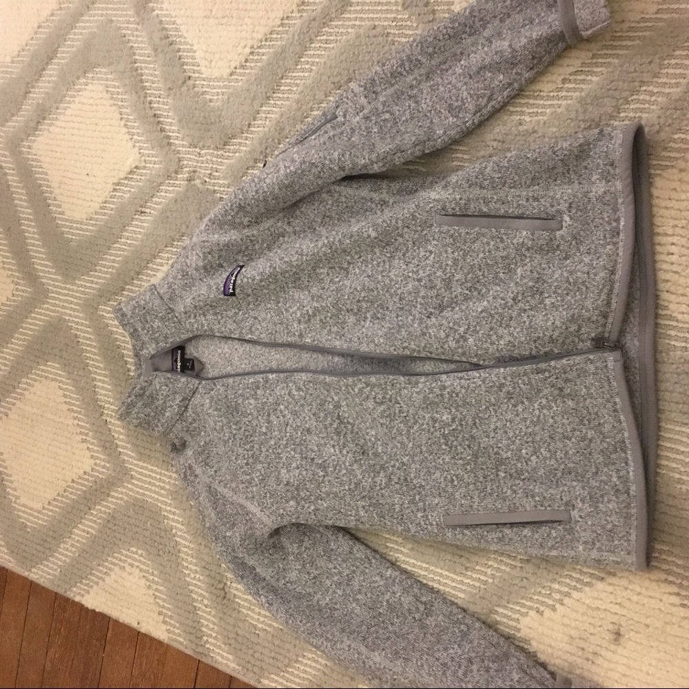 Patagonia Heather Gray Full‑Zip Fleece Jacket - Picture 2 of 5